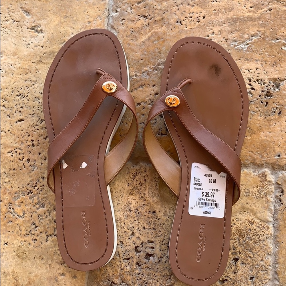 Coach sandals